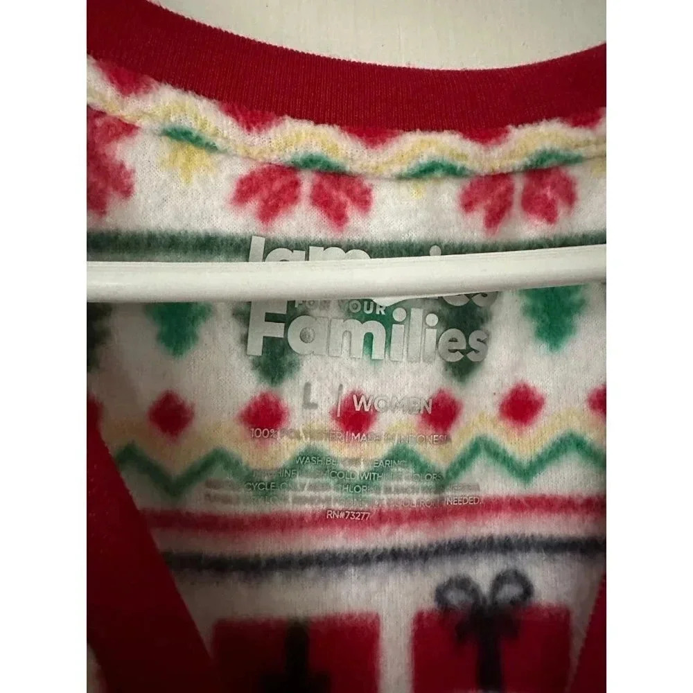 Jammies for your Families Women’s size Large matching Christmas PJ set - Picture 4 of 7